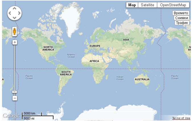 Пътна карта на света.Маршрути,разстояния.Калкулатор гориво.